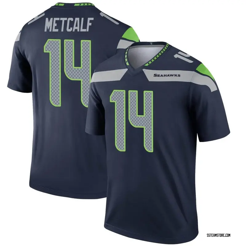 dk metcalf gray jersey