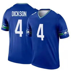 Men's Michael Dickson Seattle Seahawks Throwback Jersey - Royal Legend