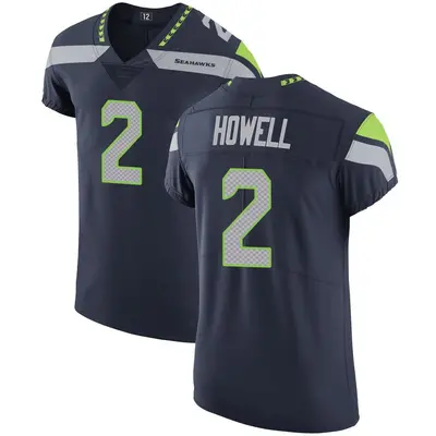 Men's Sam Howell Seattle Seahawks Team Color Vapor Untouchable Jersey - Navy Elite