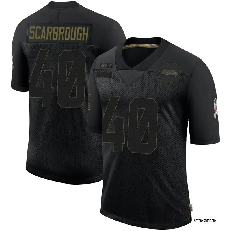 Youth Bo Scarbrough Seattle Seahawks 2020 Salute To Service Jersey ...