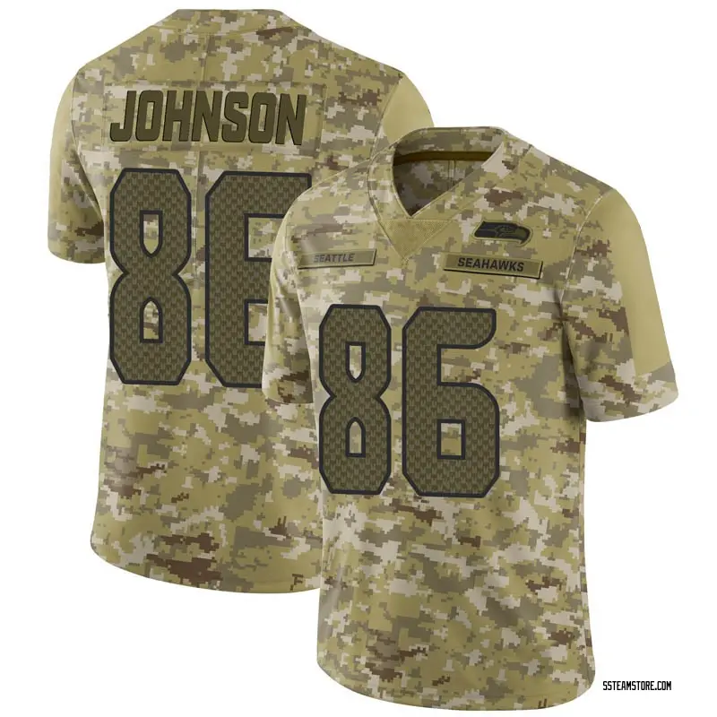 Youth Justin Johnson Seattle Seahawks 2018 Salute to Service Jersey ...
