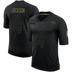 Youth Michael Dickson Seattle Seahawks 2020 Salute To Service Jersey - Black Limited